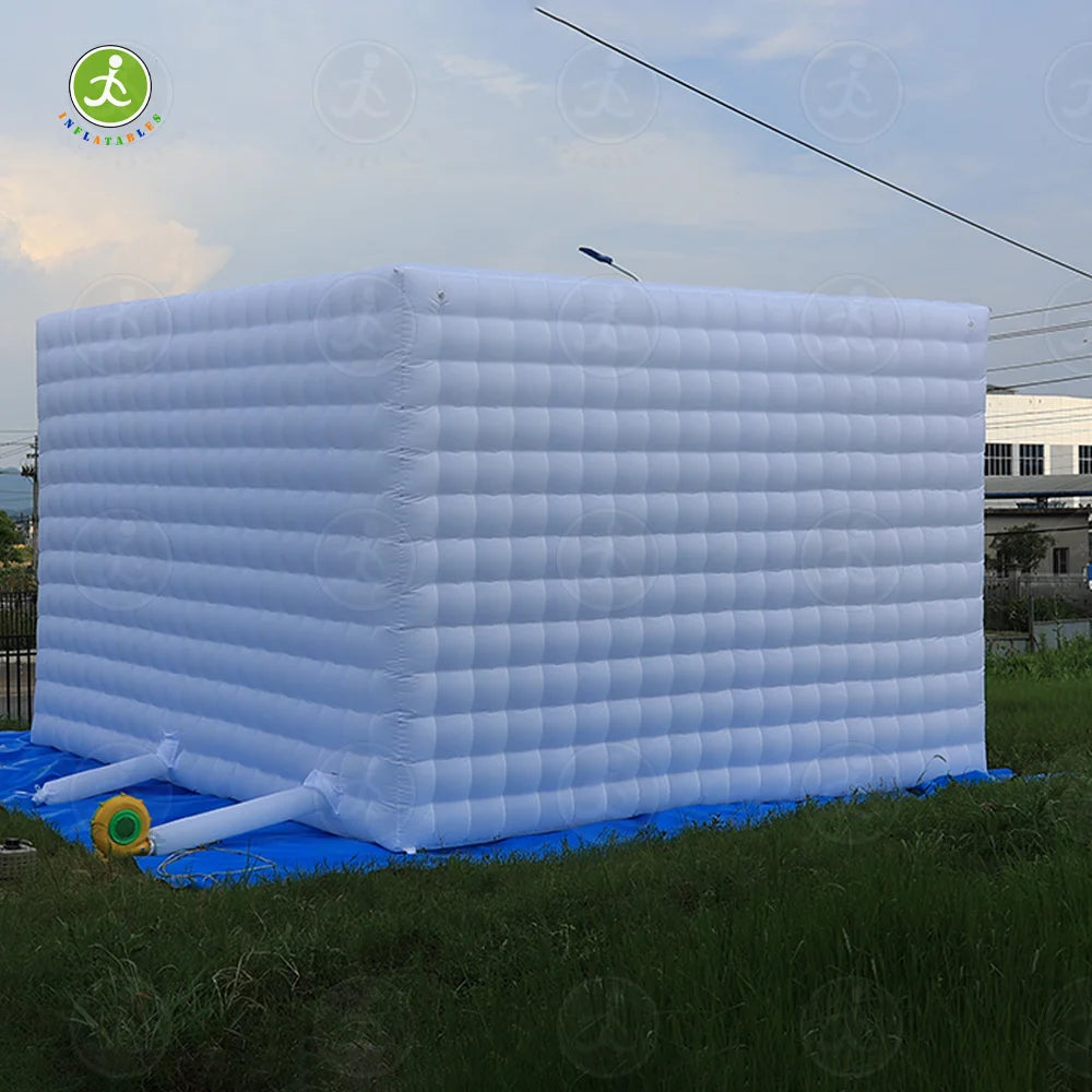 Winter Inflatable White Nightclub Large Party Tent with Blower, I