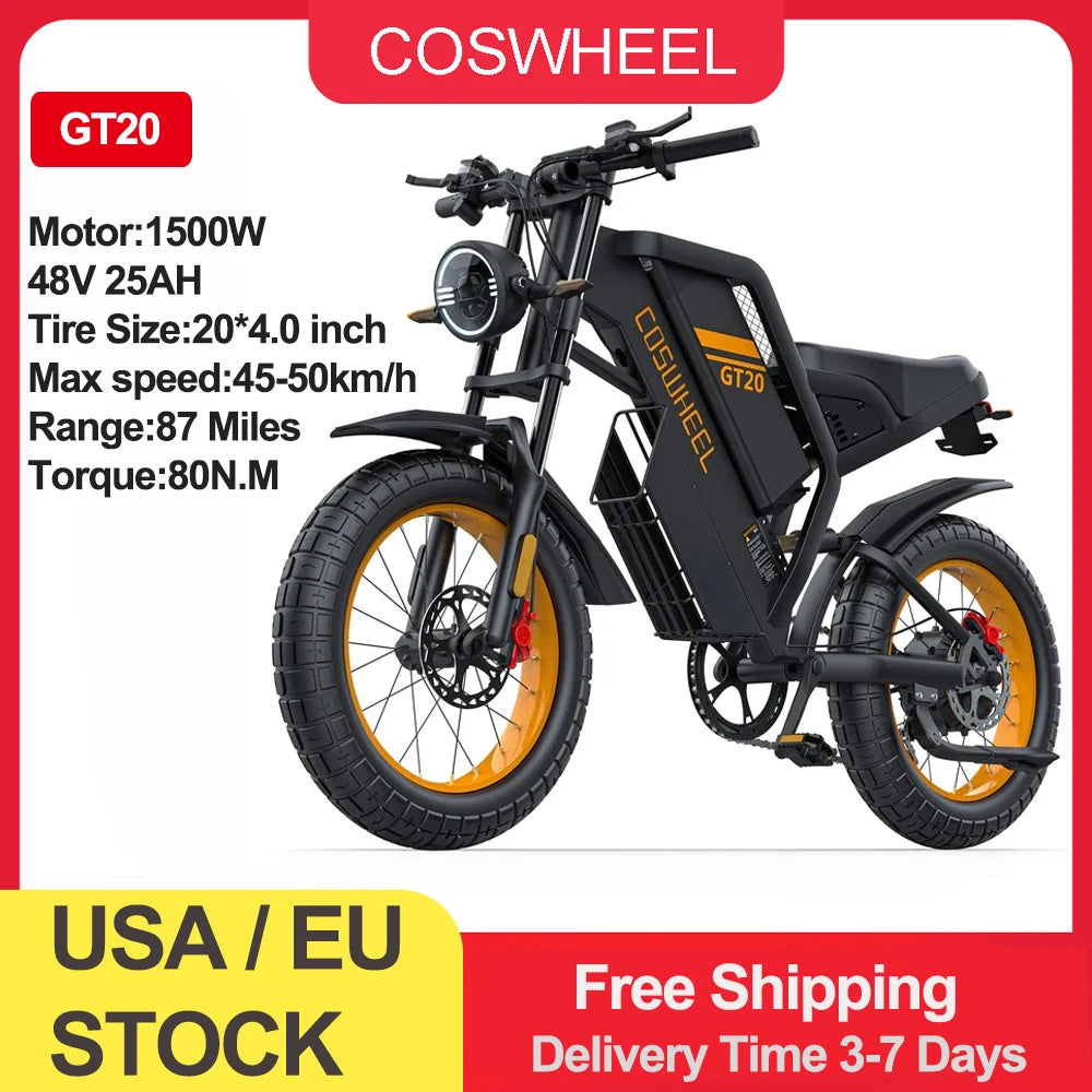 Electric bike  MAX Motorcycle 6 Dual Battery Mountain