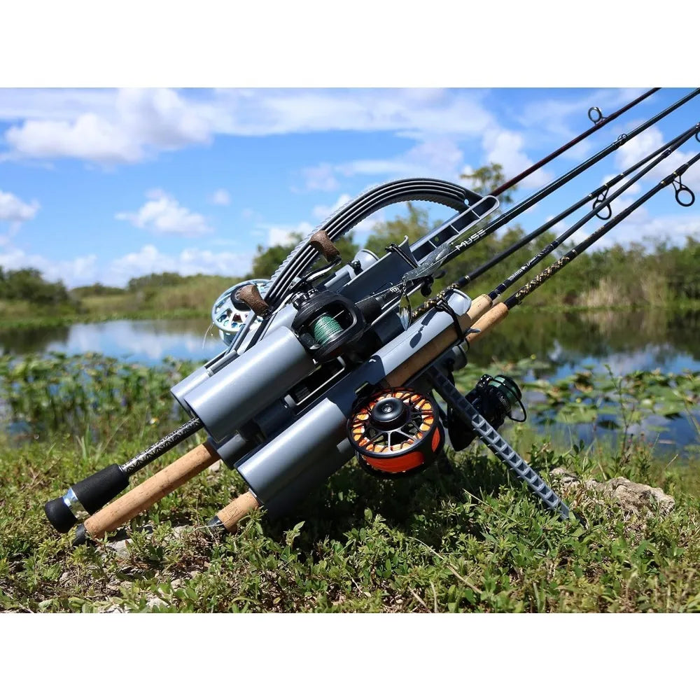 Fishing Rod Carrier Pro 5 Portable Rod Rack