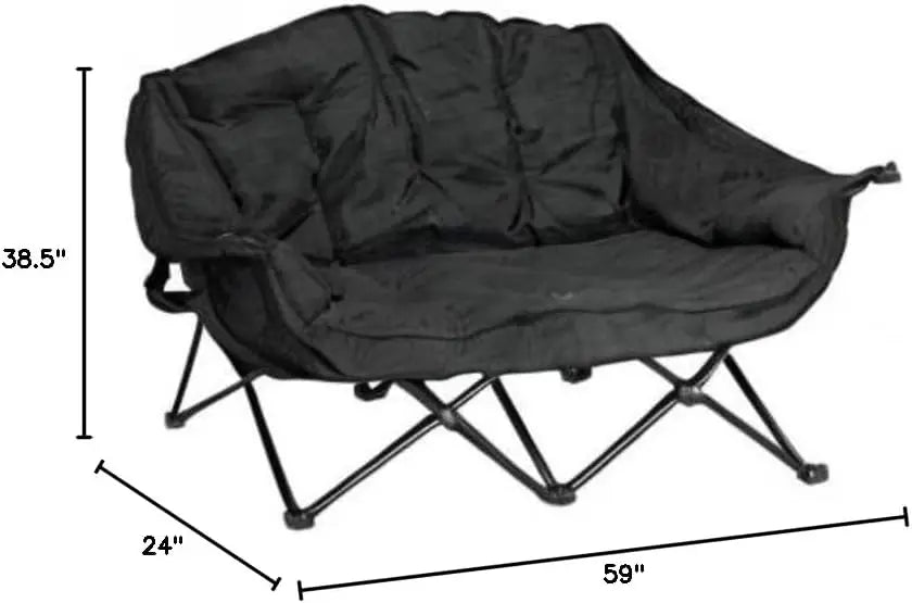 Double Camping Chair-with Carry Bag,Camping Gear for Outdoor