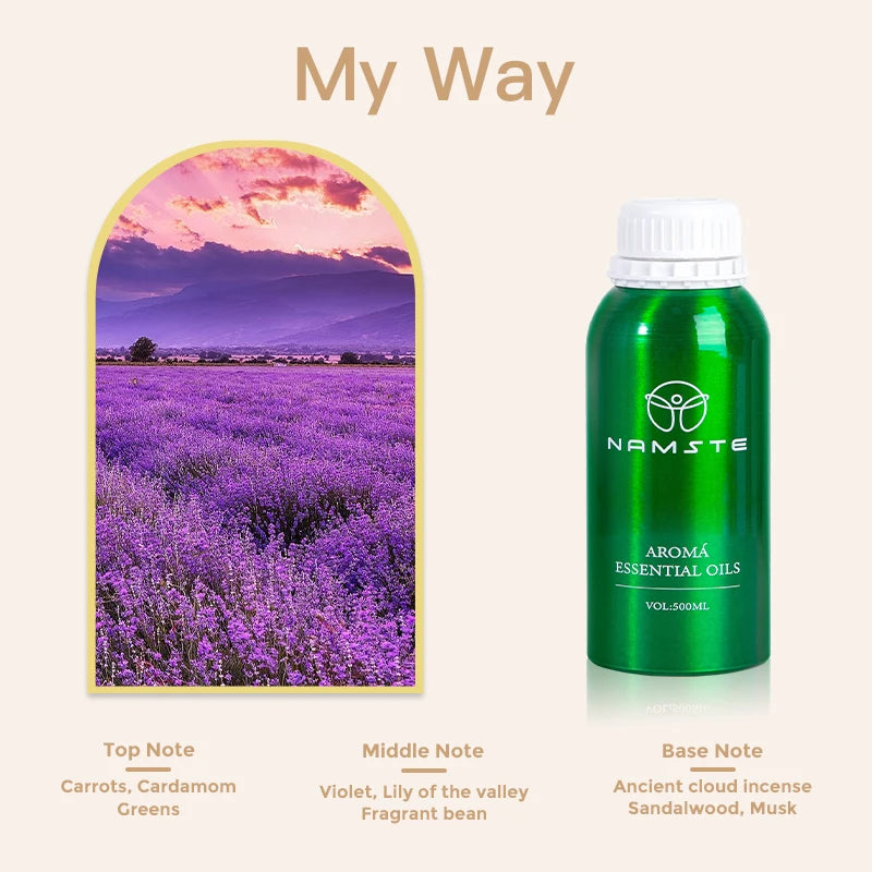 two pieces 500 ML wooden type essential oils home Fragrance