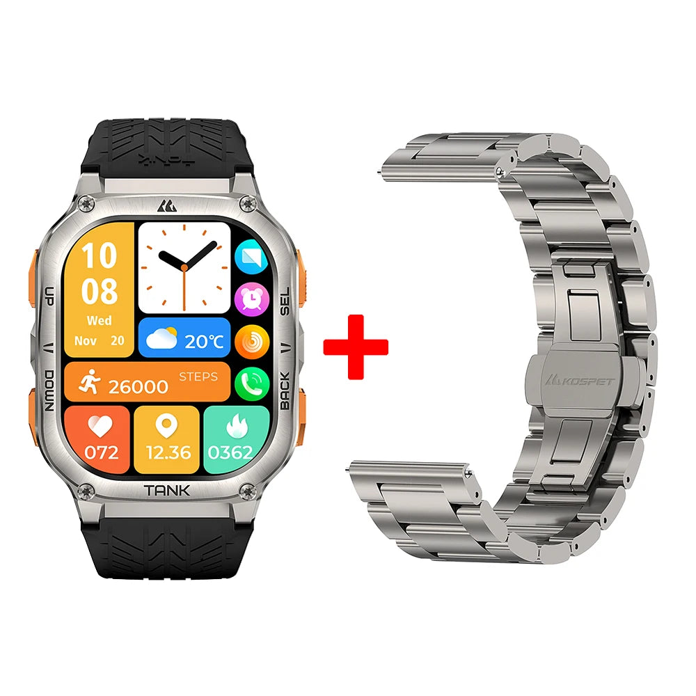 Ultra GPS Smart Watch For Men Compass Altimeter Barometric