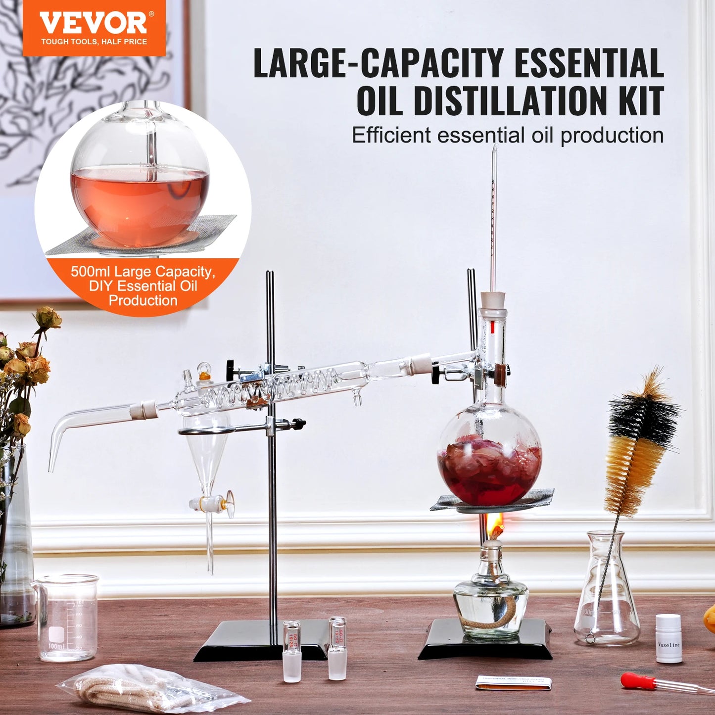 Essential Oil Distillation Kit 500/1000ml