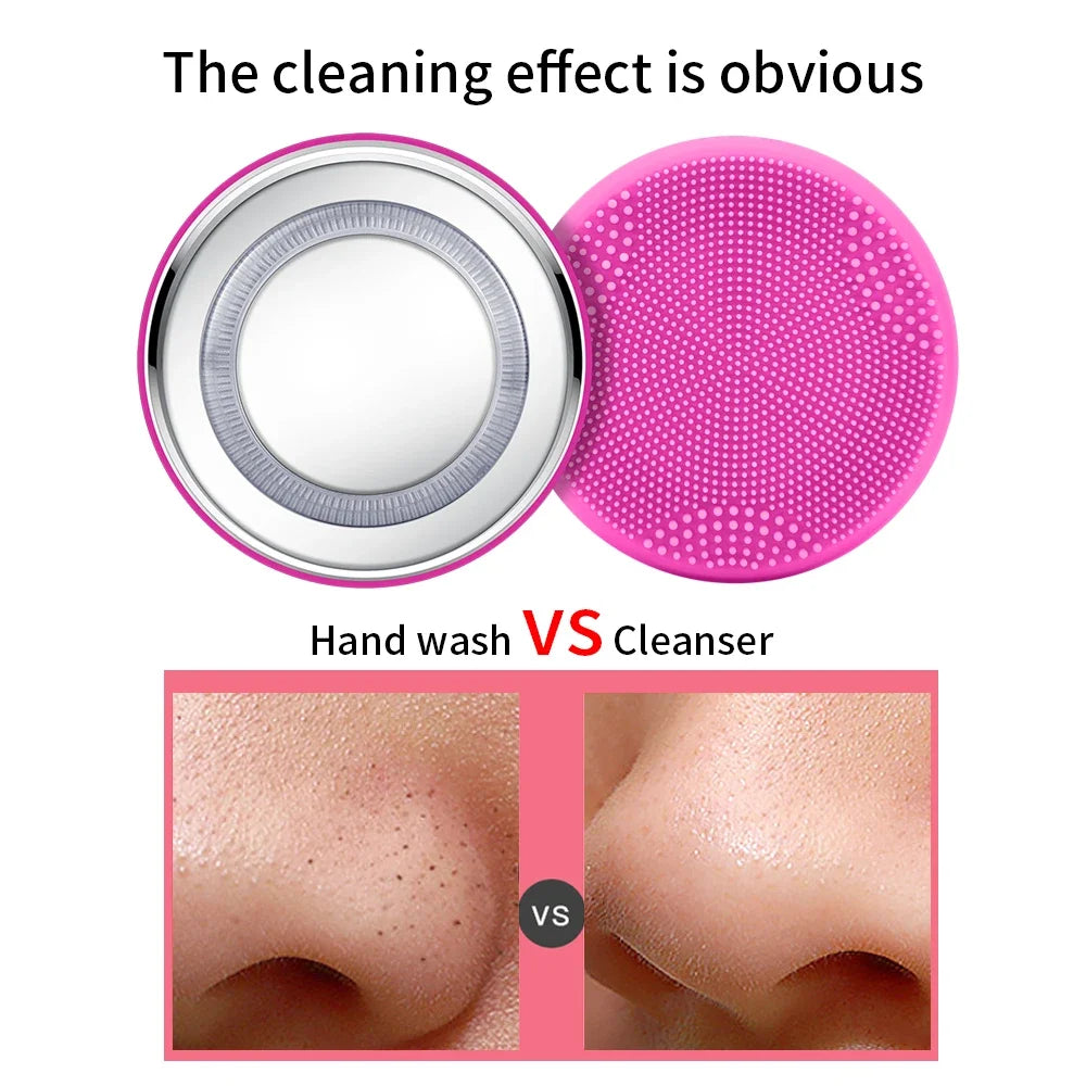 Electric Face Cleansing Brush Pore Cleaner 2-in-1 Skin Care