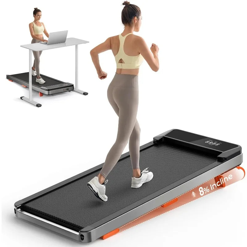 Walking Pad,Treadmill with Incline for Home Office,