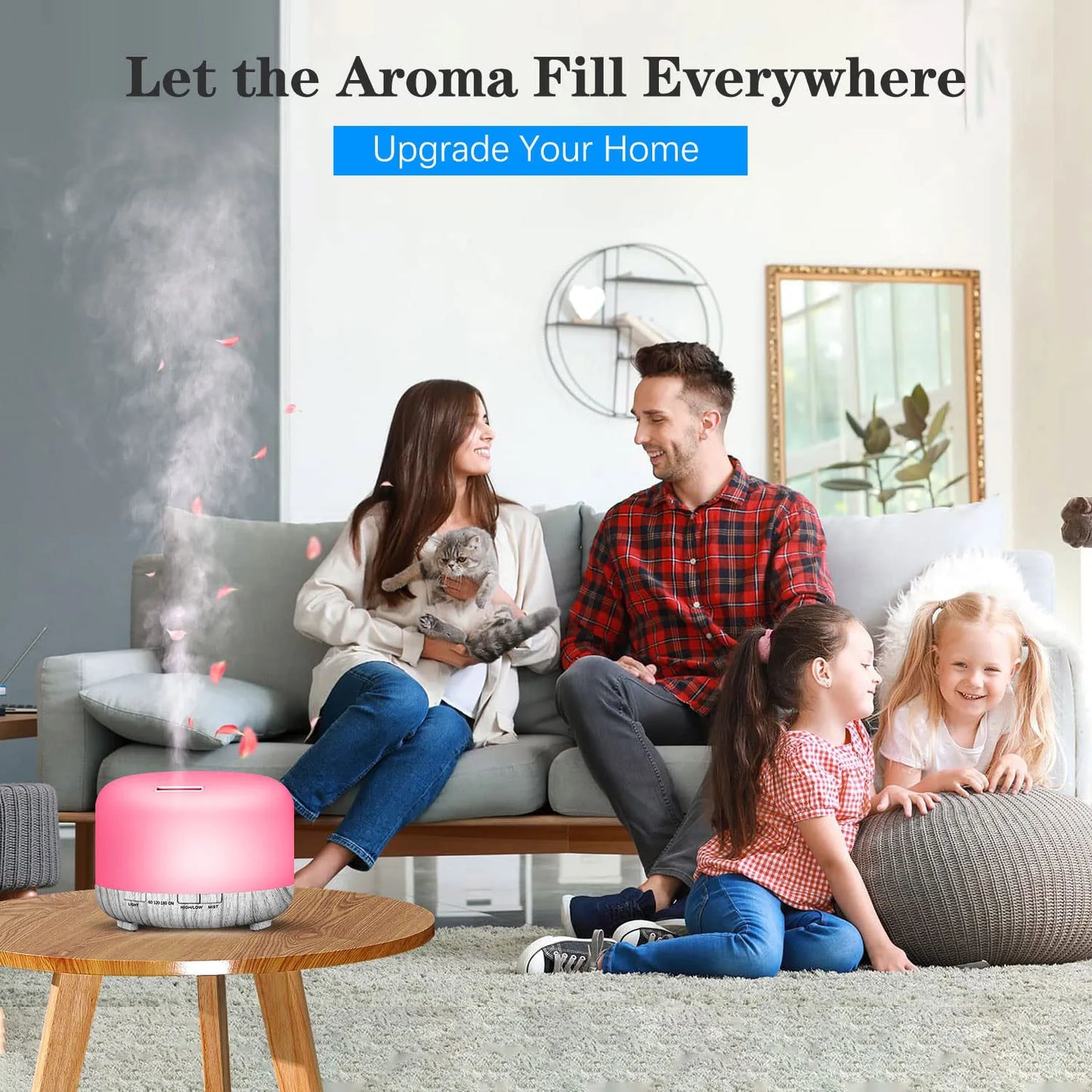 500 ML Aromatherapy Oil Diffuser, Auto Shut Off (