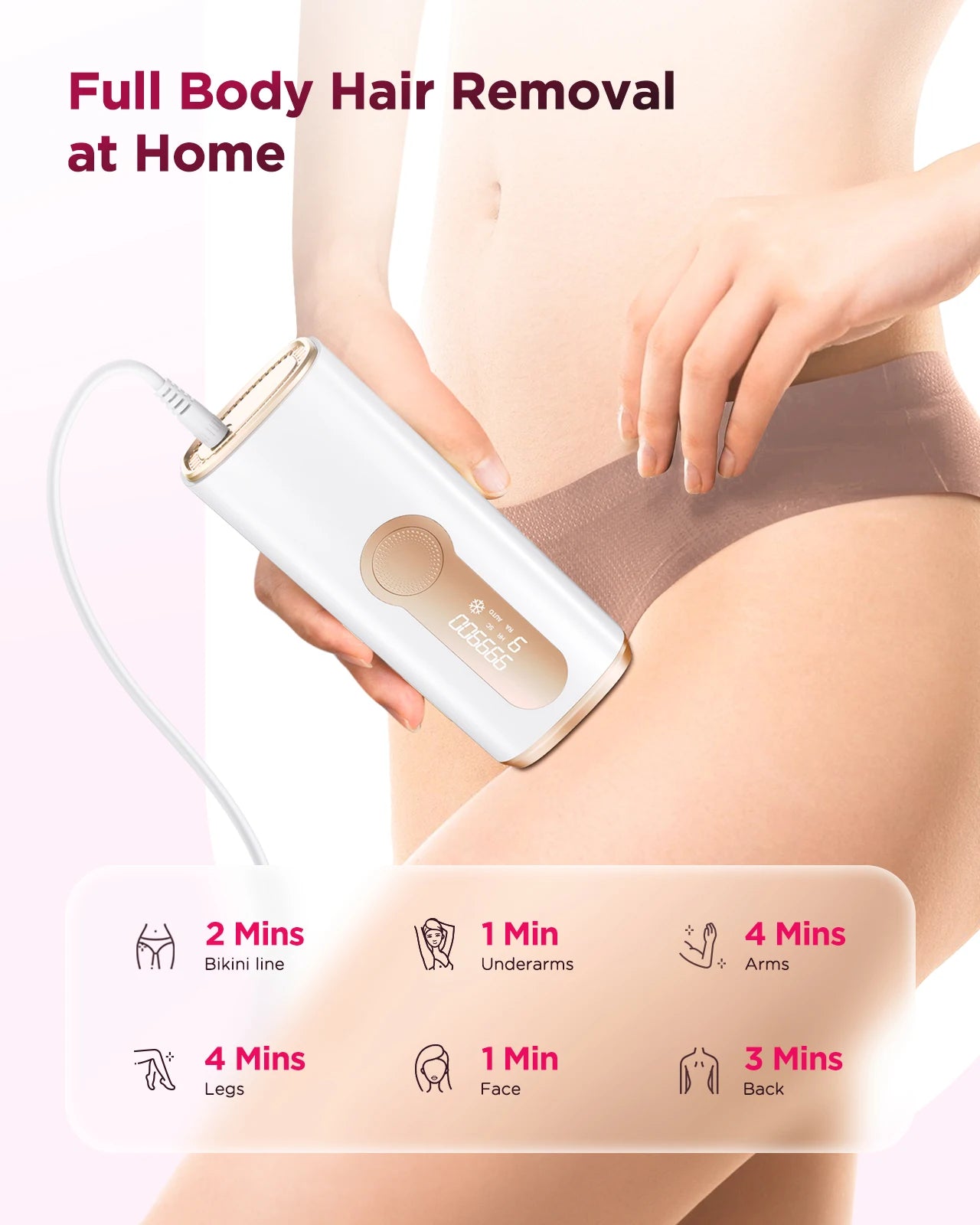 Flash Laser Epilator Hair Removal For Men and Women