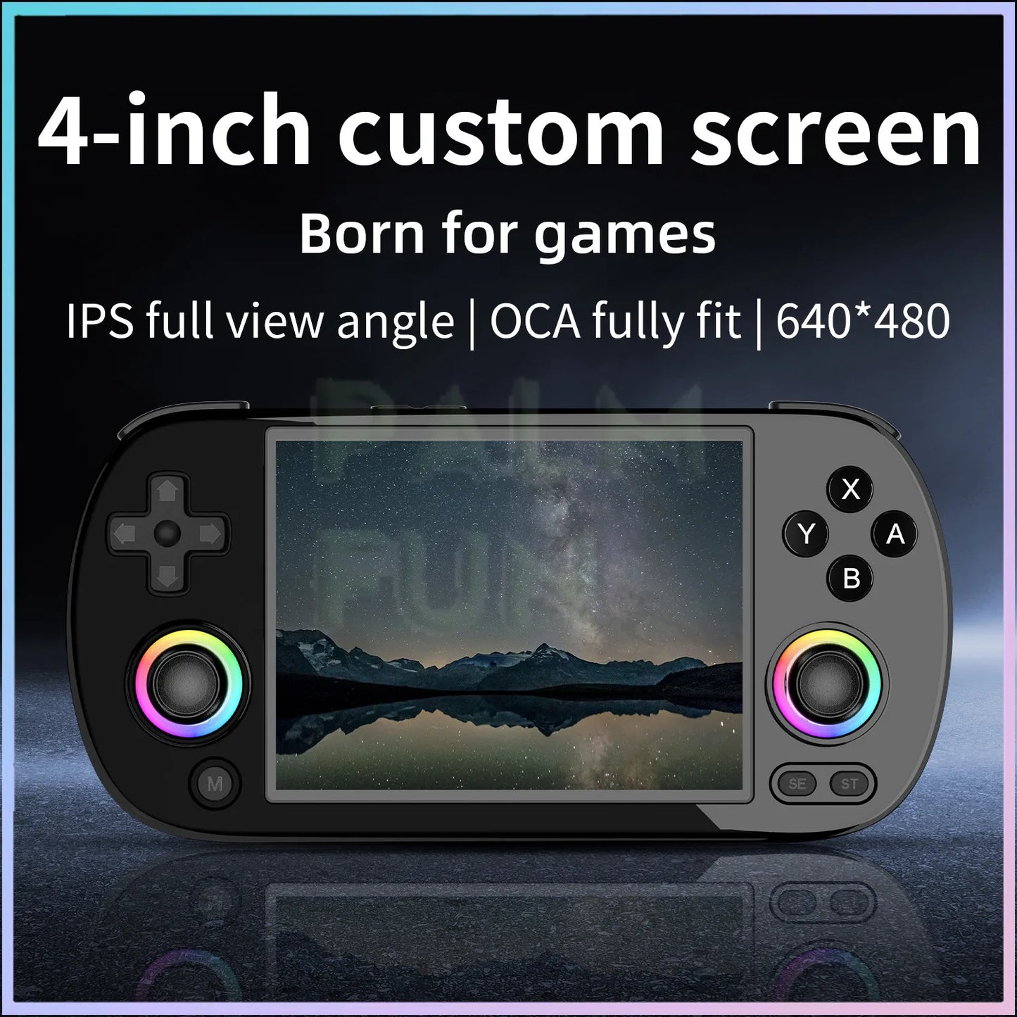 Retro Handheld Game Console  Screen Linux WIFI Bluetooth