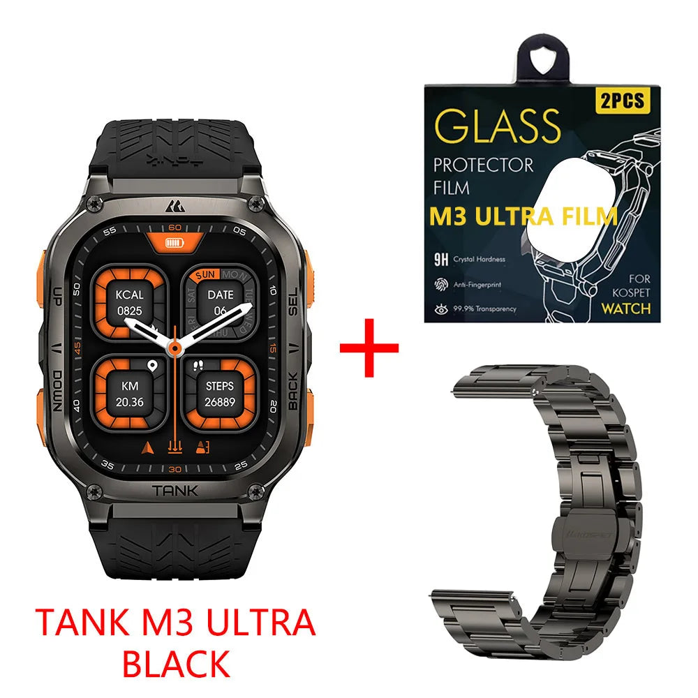 Ultra GPS Smart Watch For Men Compass Altimeter Barometric