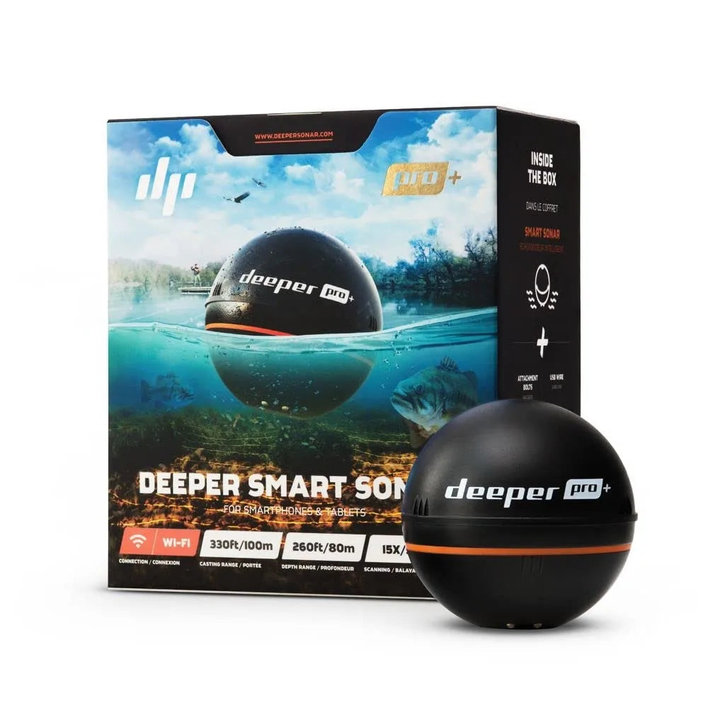 Smart Sonar Castable and Portable WiFi Fish Finder with Gps