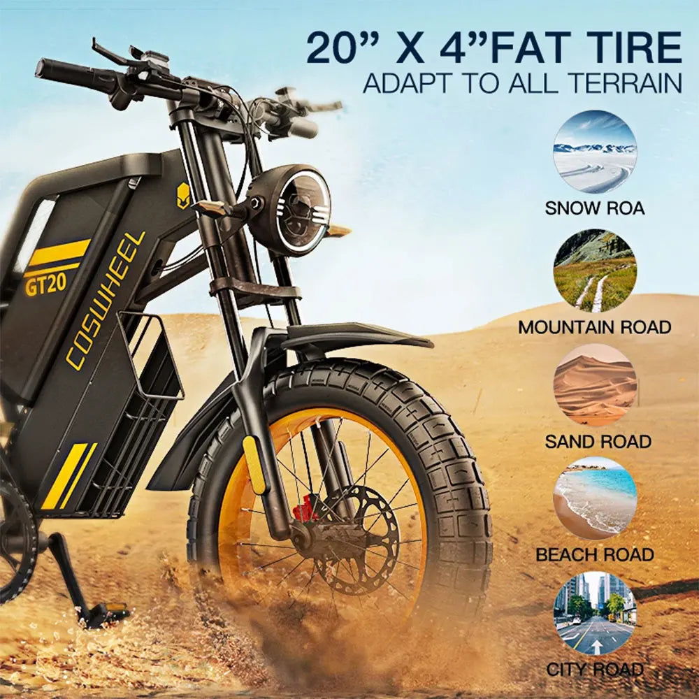 Electric bike Dual Motor Mountain bikes