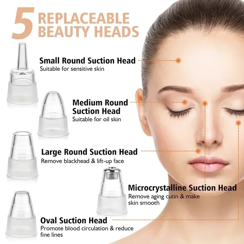 Blackhead Remover Vacuum Suction  Rechargeable