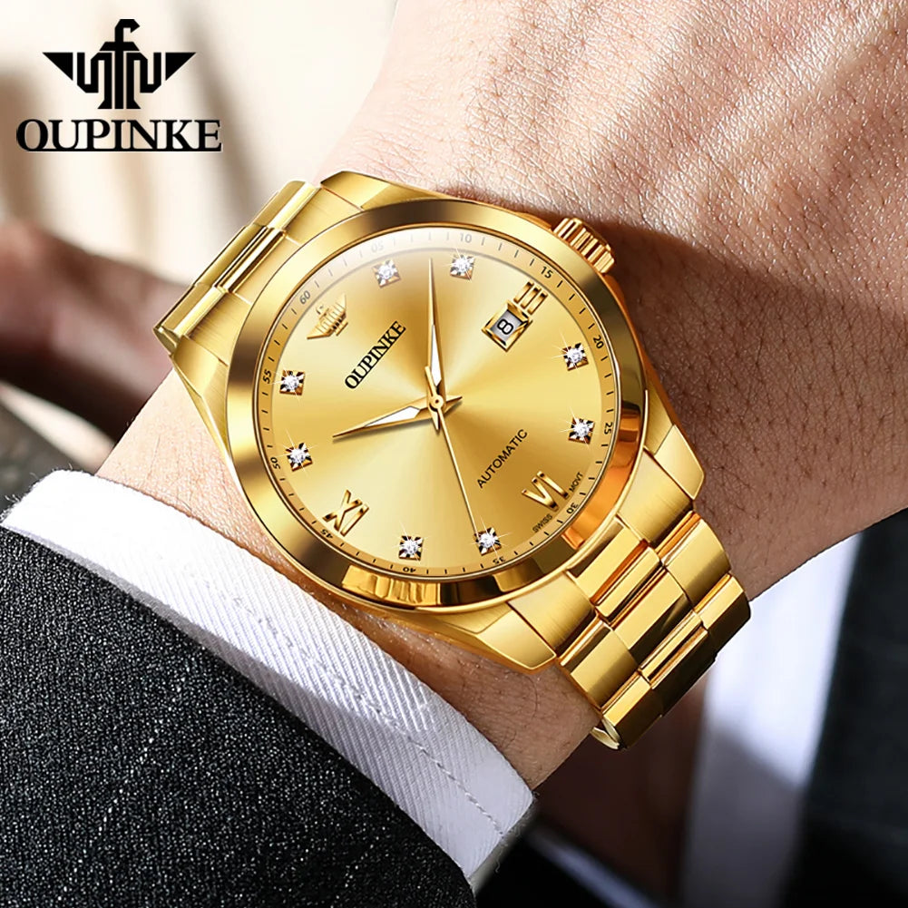 Real Diamond High-End Fully Automatic Watches for Men