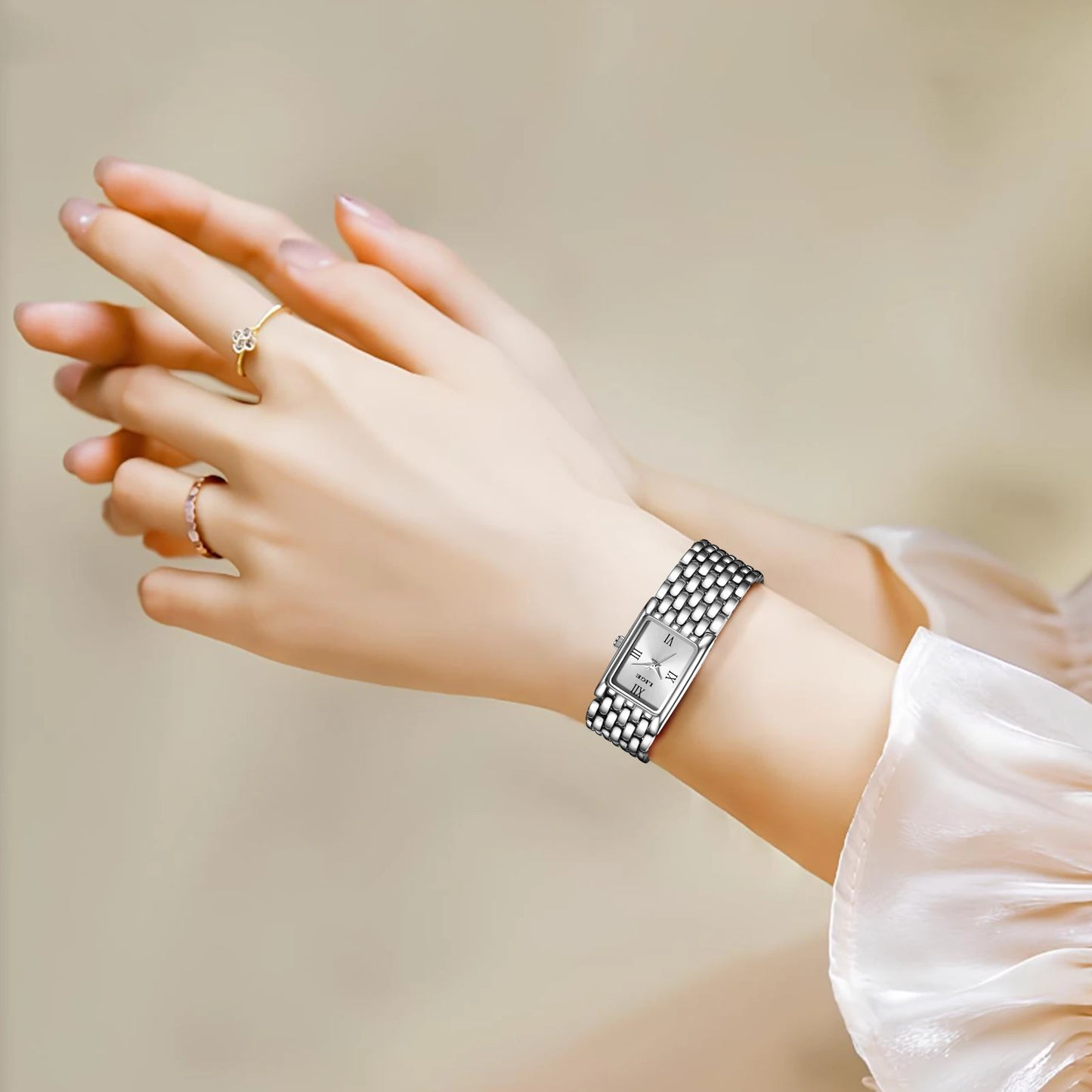 Luxury Retro Rectangle Classic Watches For Women