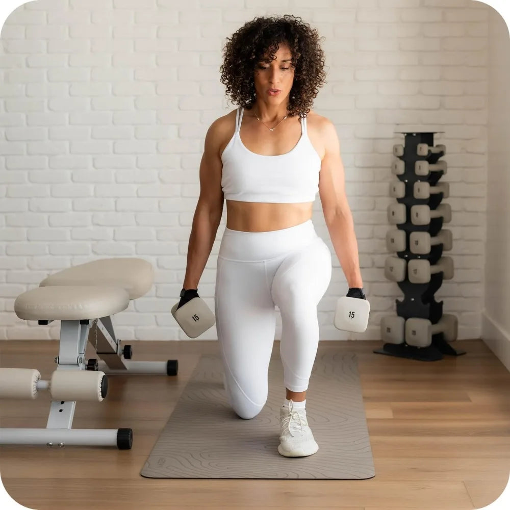 Dumbbells, Anti-Slip, Anti-Roll, Thick Handles, Free Weights,