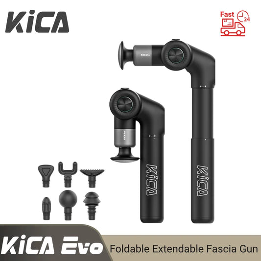 Fascia Gun Portable Muscle Massage Gun Impact with 6 Massage Heads