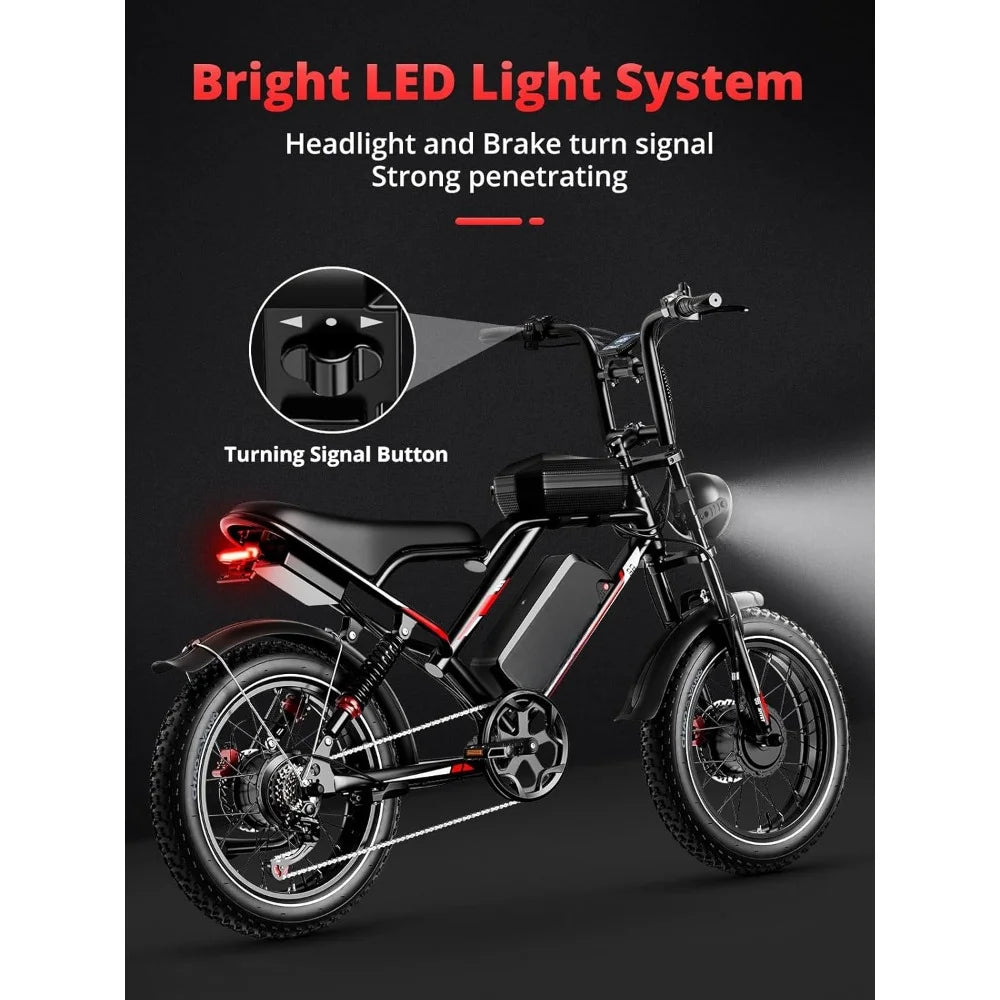 Electric Bike Dual Motor Hydraulic Disc Brake Full