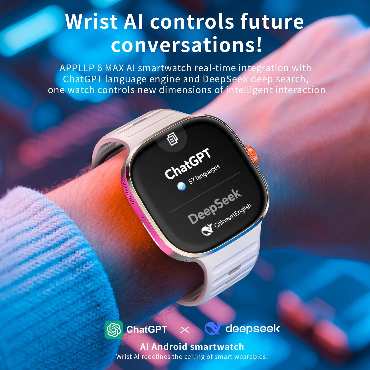 New APPLLP 6 MAX Android Smart Watch Phone
