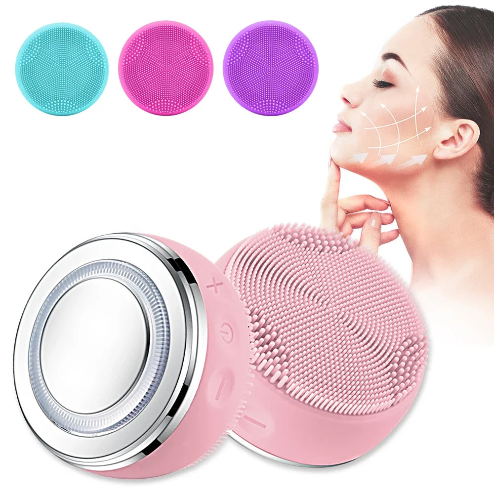 Electric Face Cleansing Brush Pore Cleaner 2-in-1 Skin Care