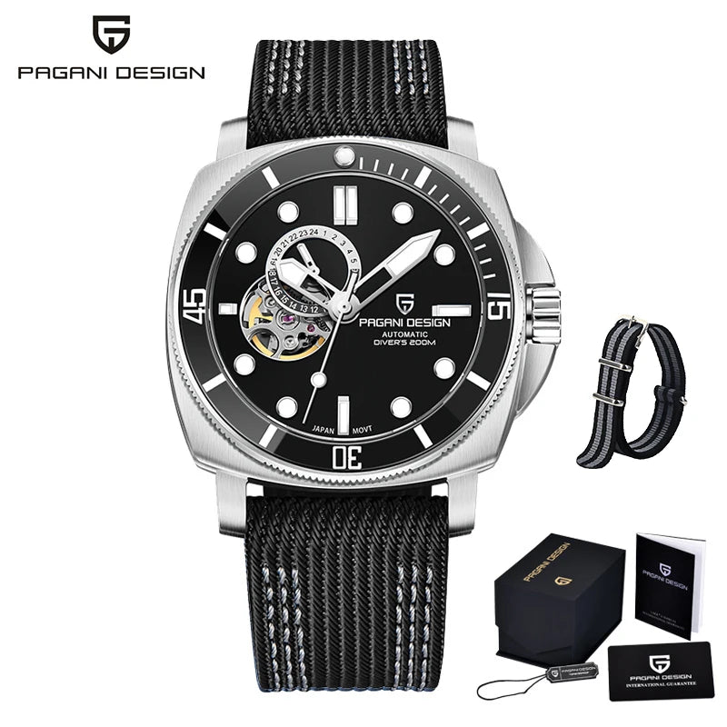 2023  NEW Men Automatic Mechanical Watches Fashion Sports