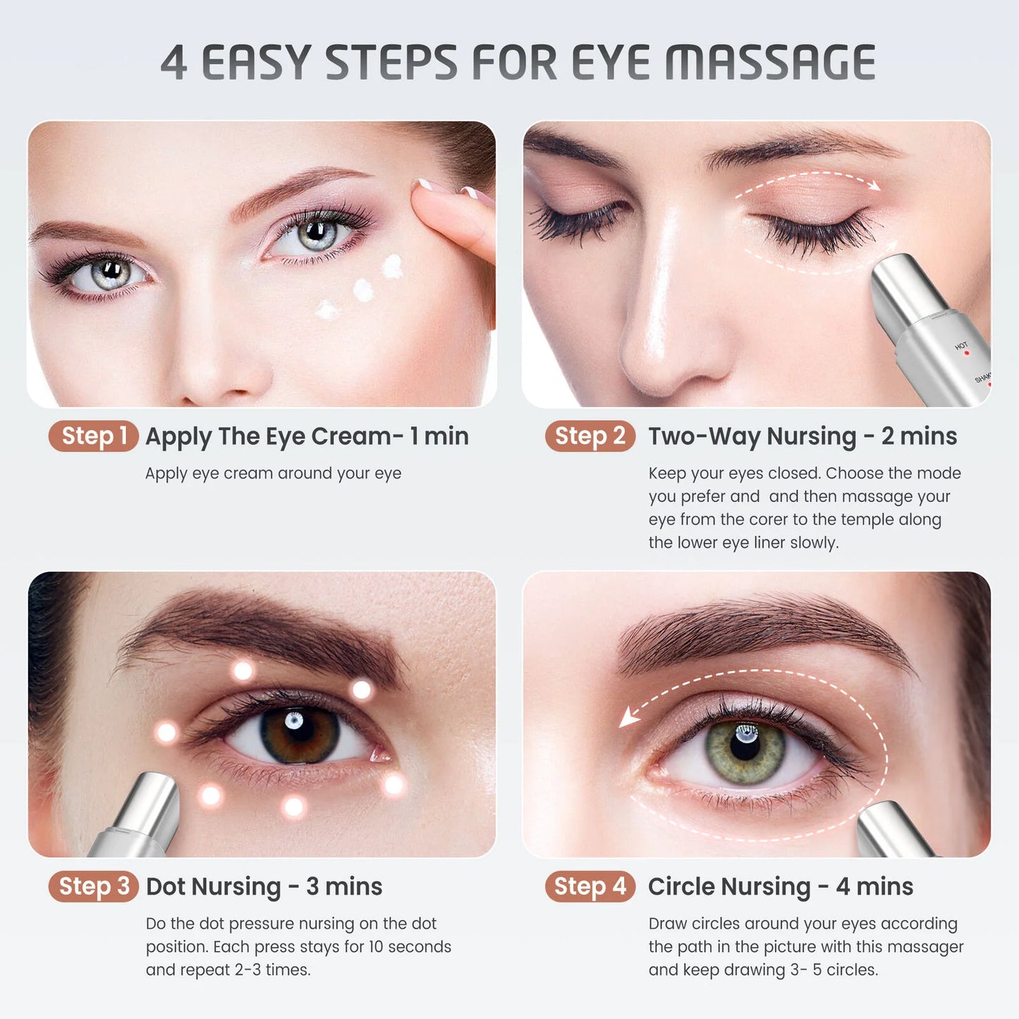 Home Skin Care Eye Beauty Device Massager Face Facial Lifting