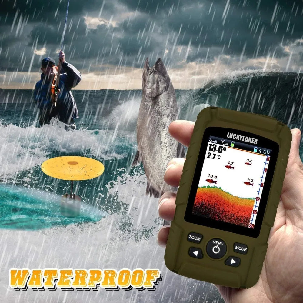 Water Depth Fish Finders Waterproof Portable