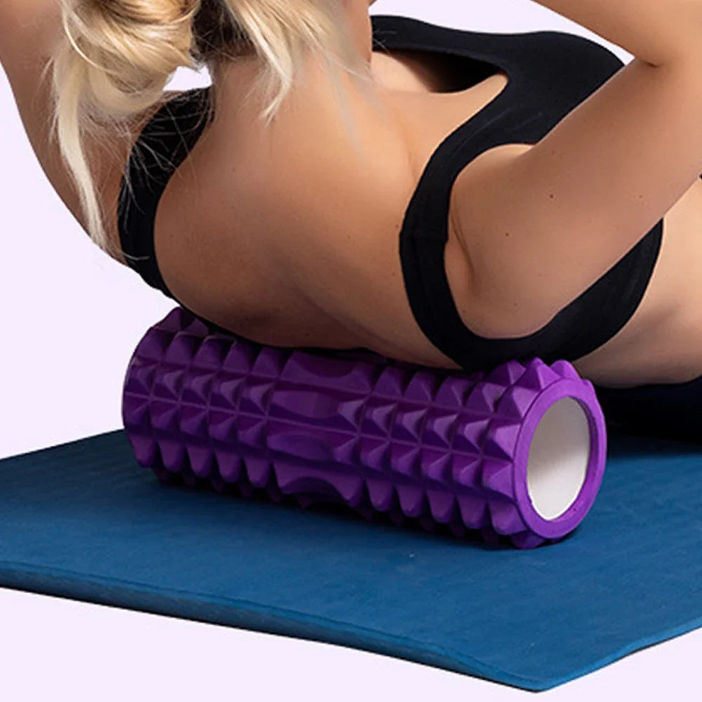 Yoga Column Gym Fitness Pilates Foam Roller 26*8cm