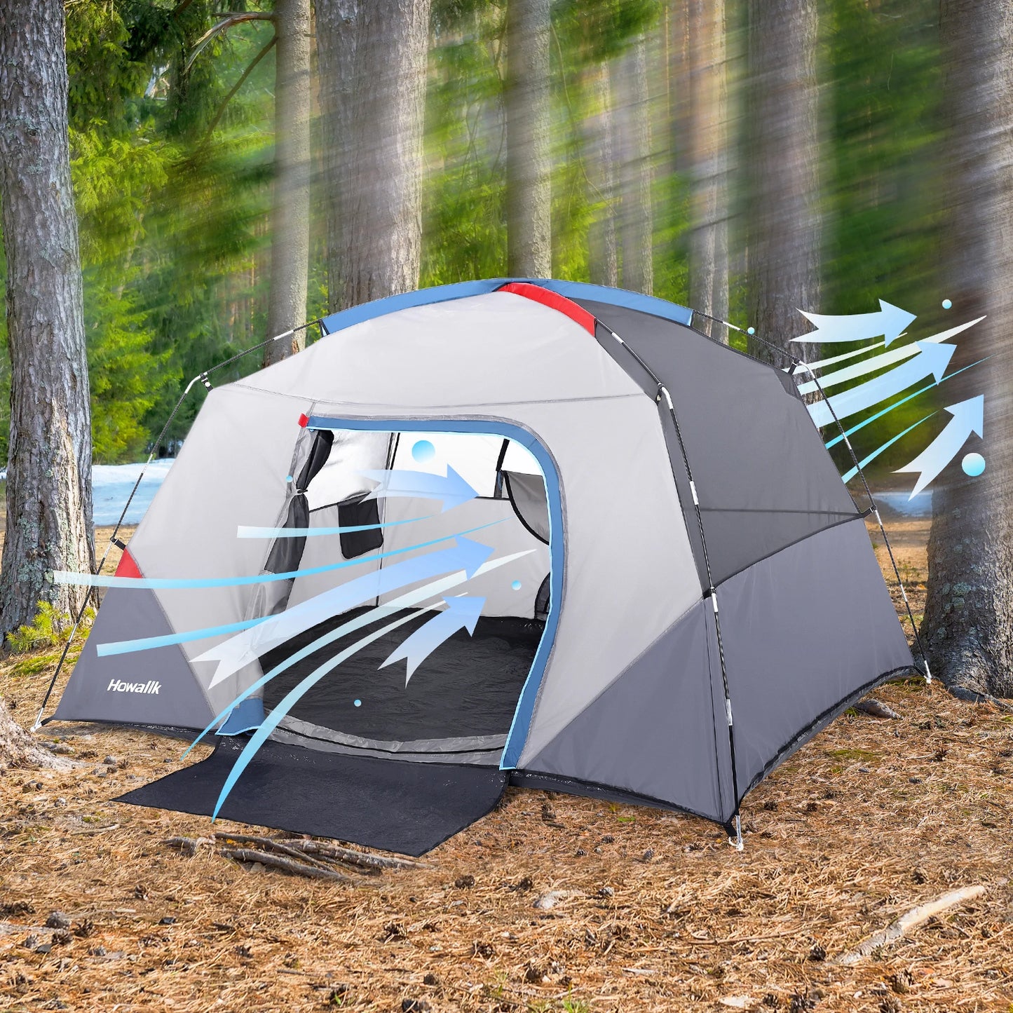 Camping Tent for 4 Person Outdoor Hiking,