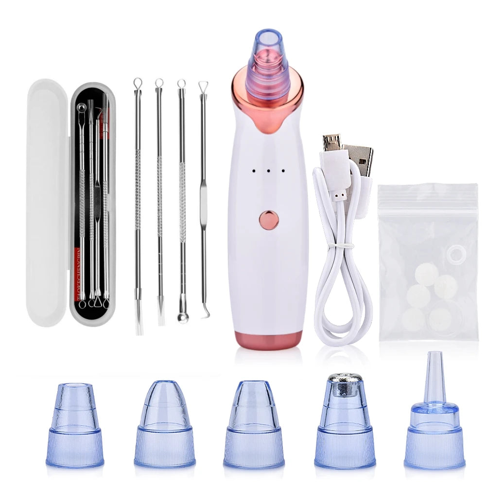 Vacuum Blackhead Removal Facial Cleansing Black Spots Suction 7