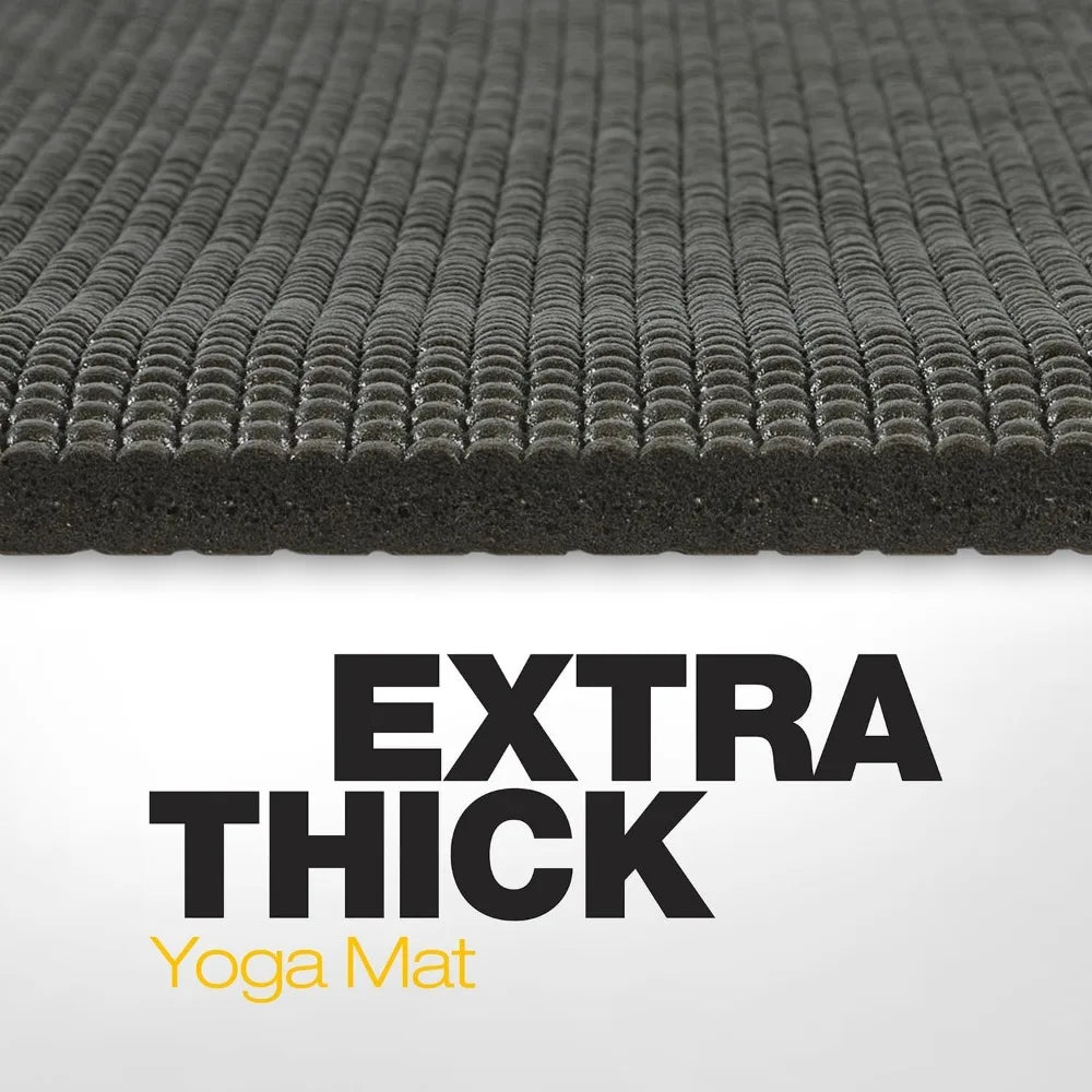 Extra Large Yoga Mat 8mm Extra Thick, Durable, Comfortable,