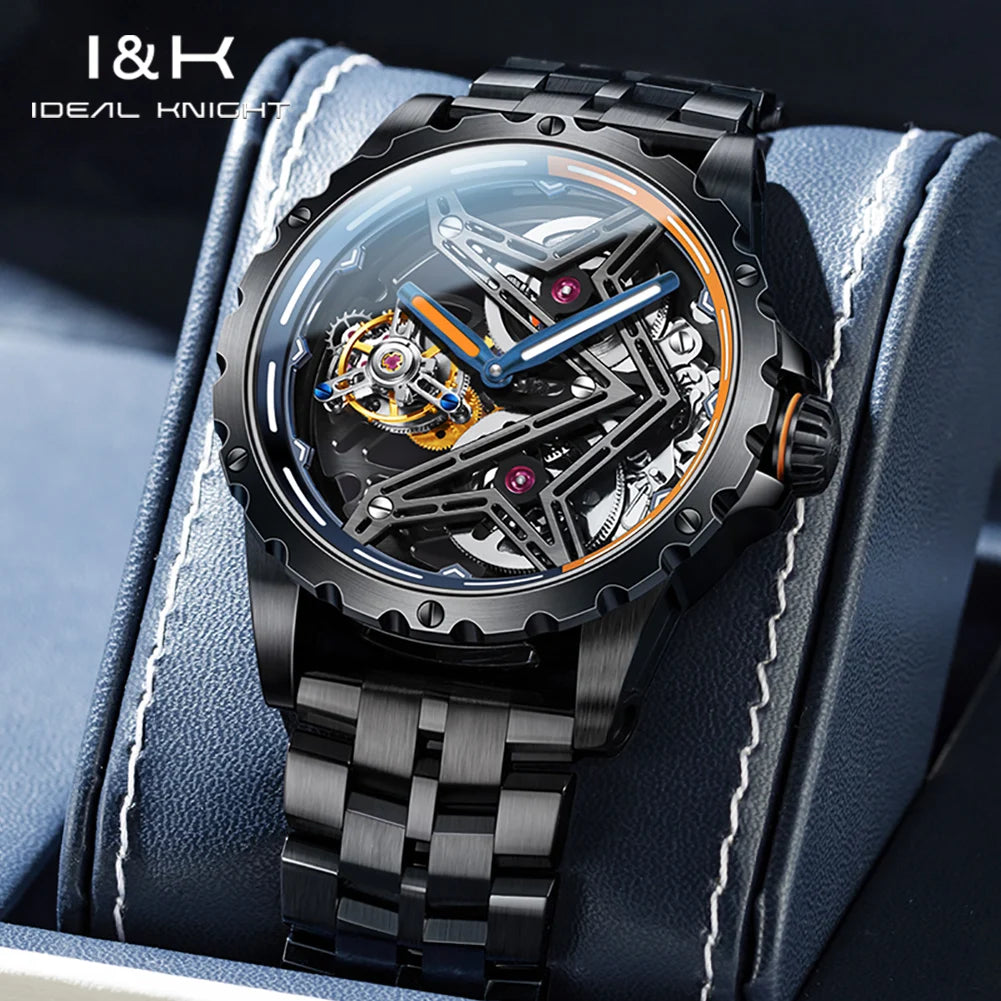 Automatic Mechanical Watch for Men Fully Hollow High Quality Luxury