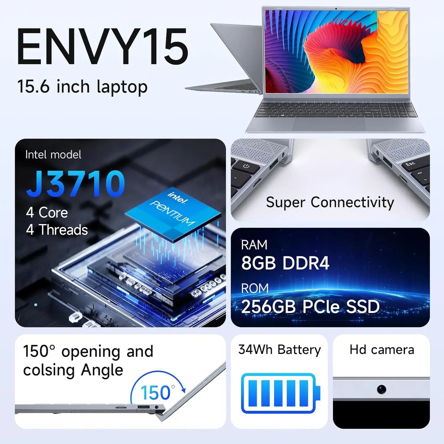 15.6 Inch Laptop Windows 11  For Students And Business