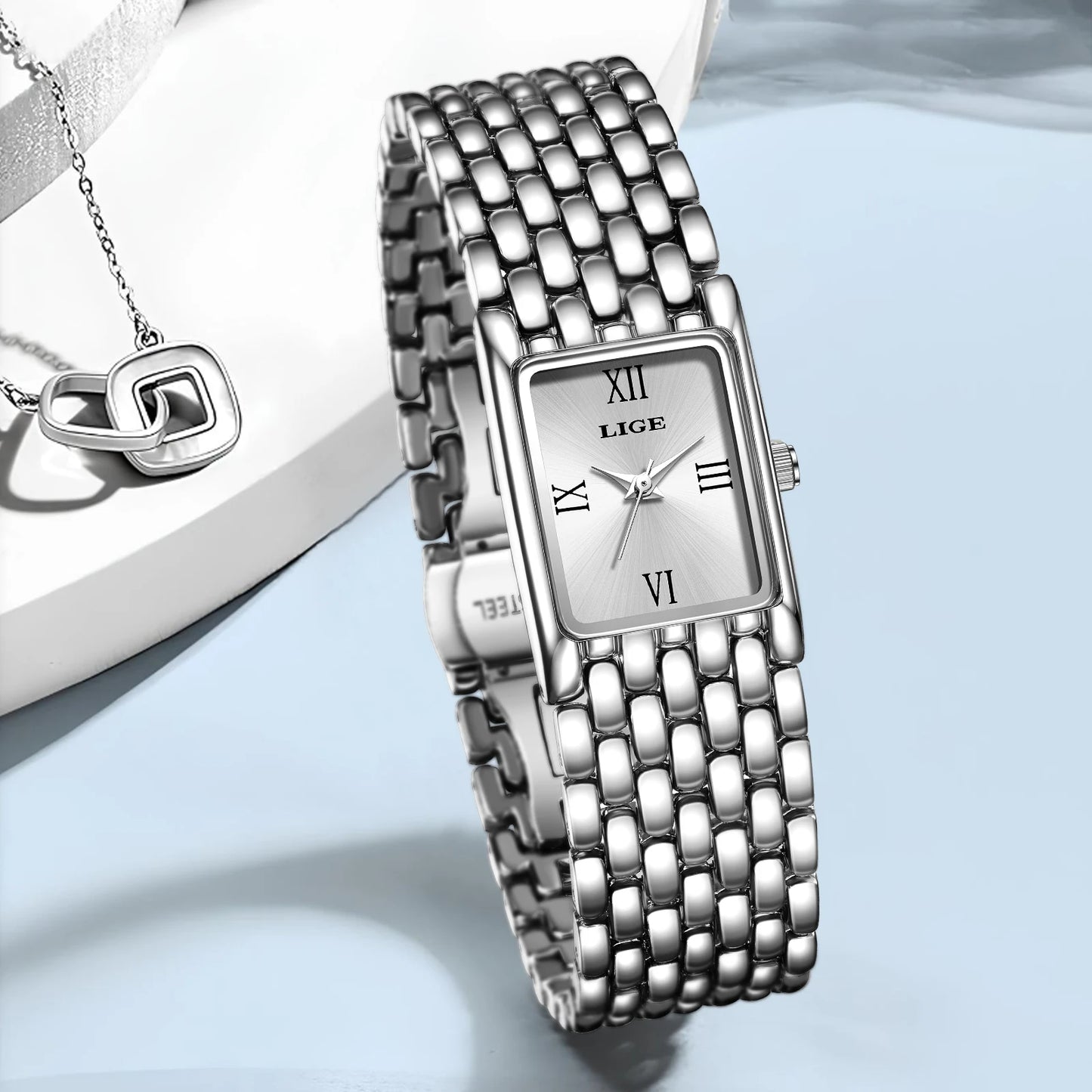Luxury Retro Rectangle Classic Watches For Women