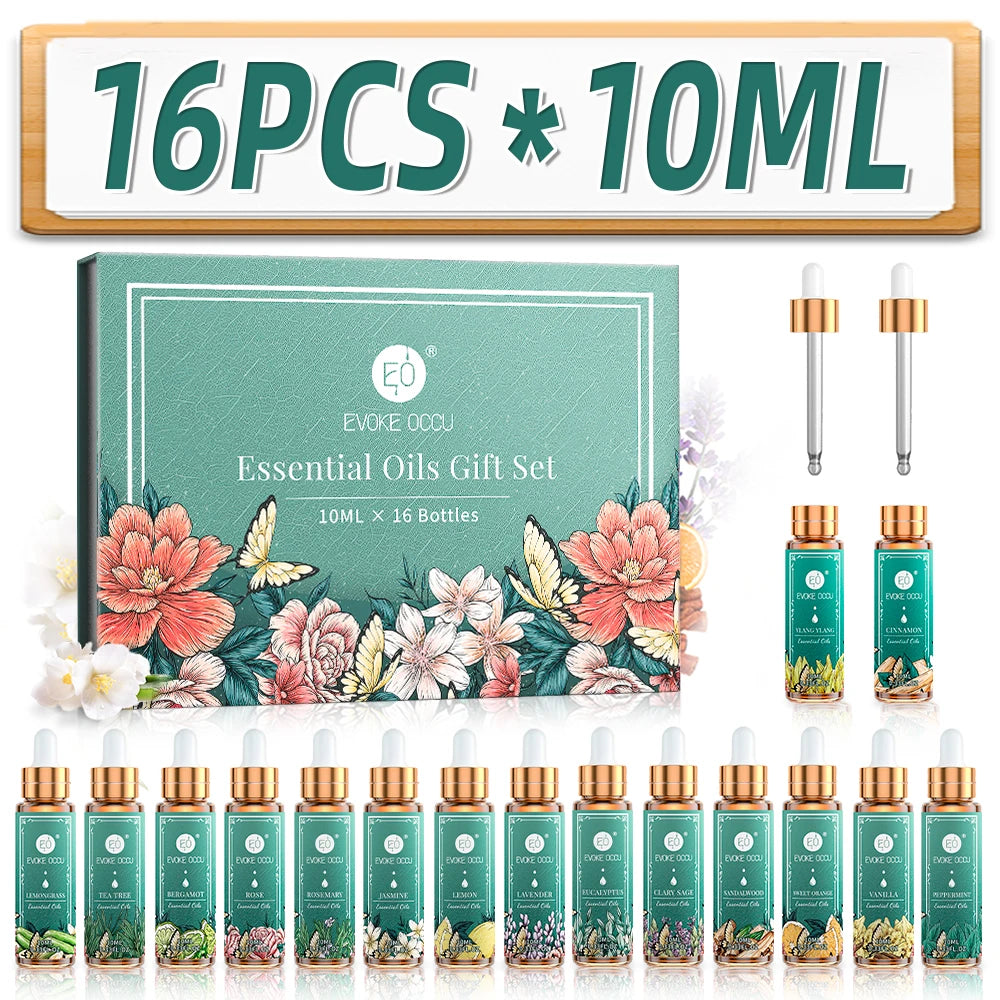 16 Set Pure Essential oils ,100% Nature Undiluted For Home