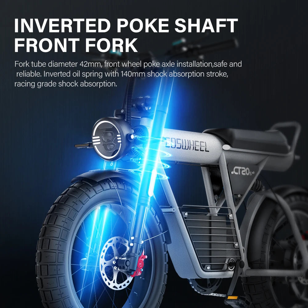 Electric Bike 20 Inch Fat Tire Bicycle