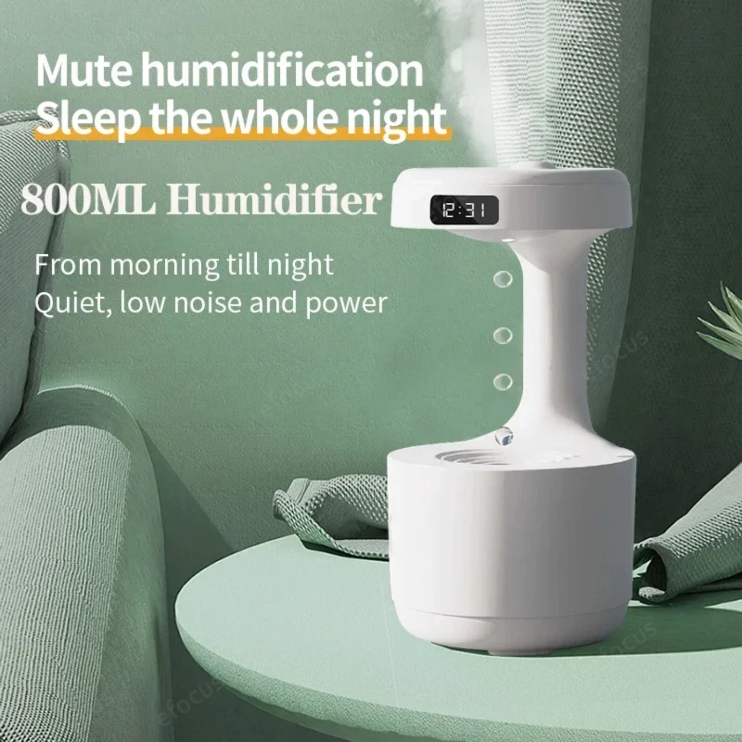 Anti-gravity Air Humidifier Water Drop Perfume