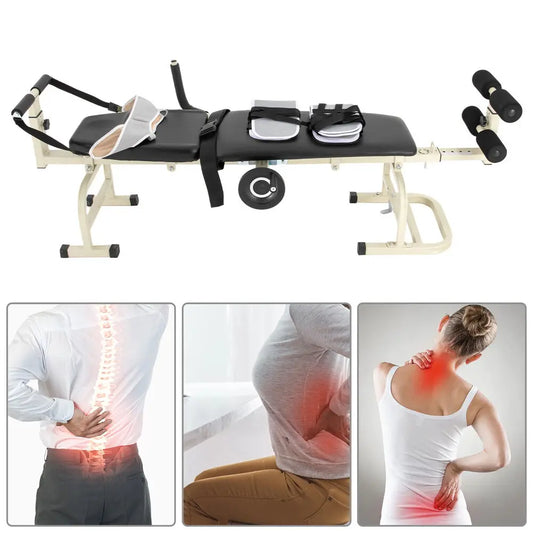 Traction Table for Lower Back Pain Relief & Cervical Spine Therapy