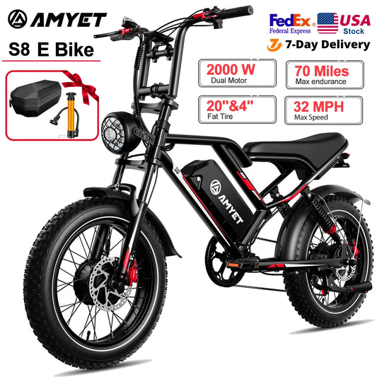 S8 Adults Electric Bike For Men