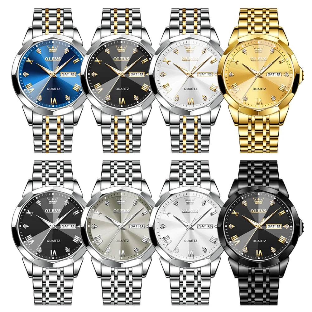 Men's Watches Causal Fashion Original Quartz Watch f