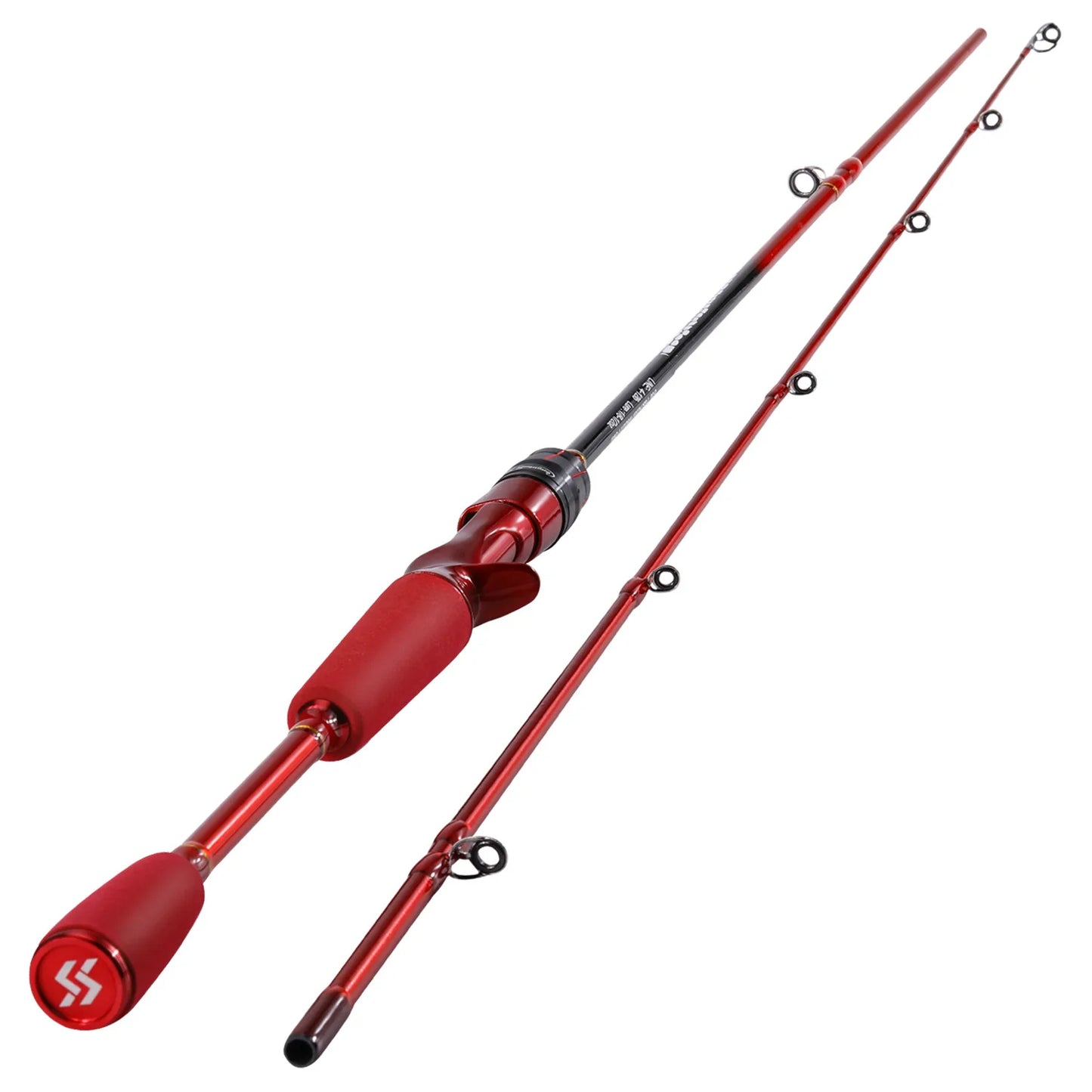 1.8m Carbon Fishing Rod 2 Sections 4-12LB