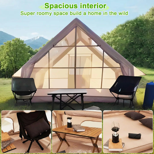 Large inflatable tent 67.8 Square Feets inflatable Camping