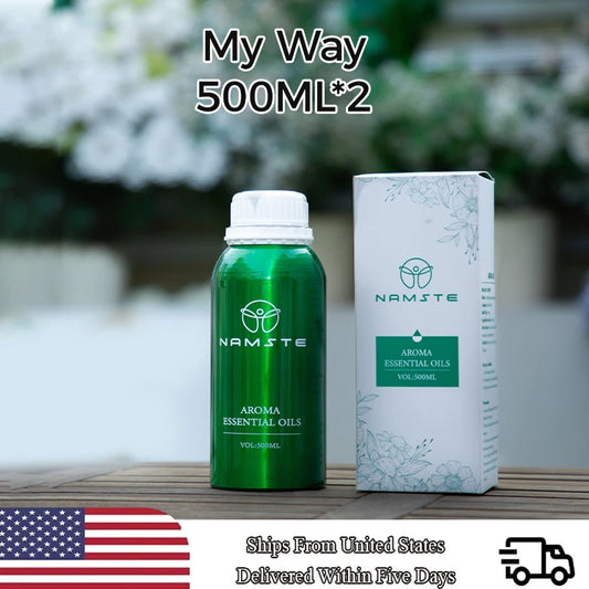 two pieces 500 ML wooden type essential oils home Fragrance