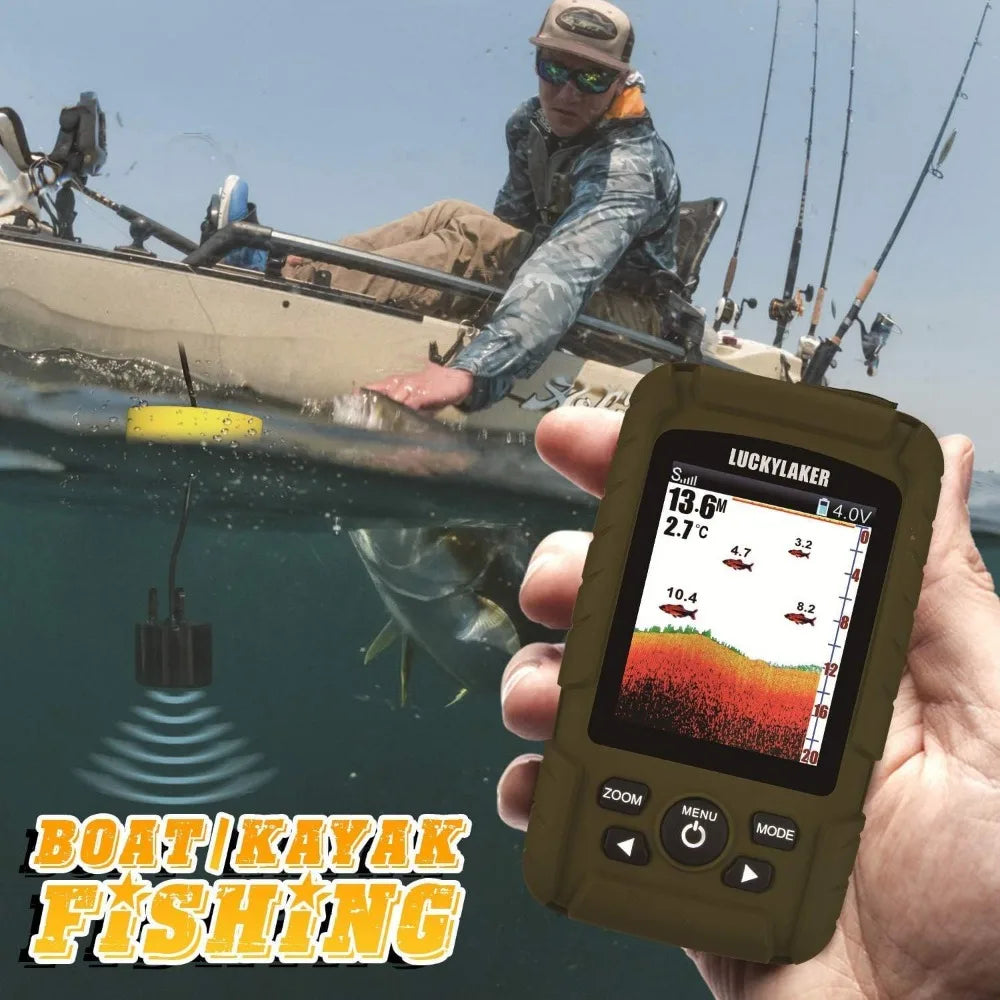 Water Depth Fish Finders Waterproof Portable