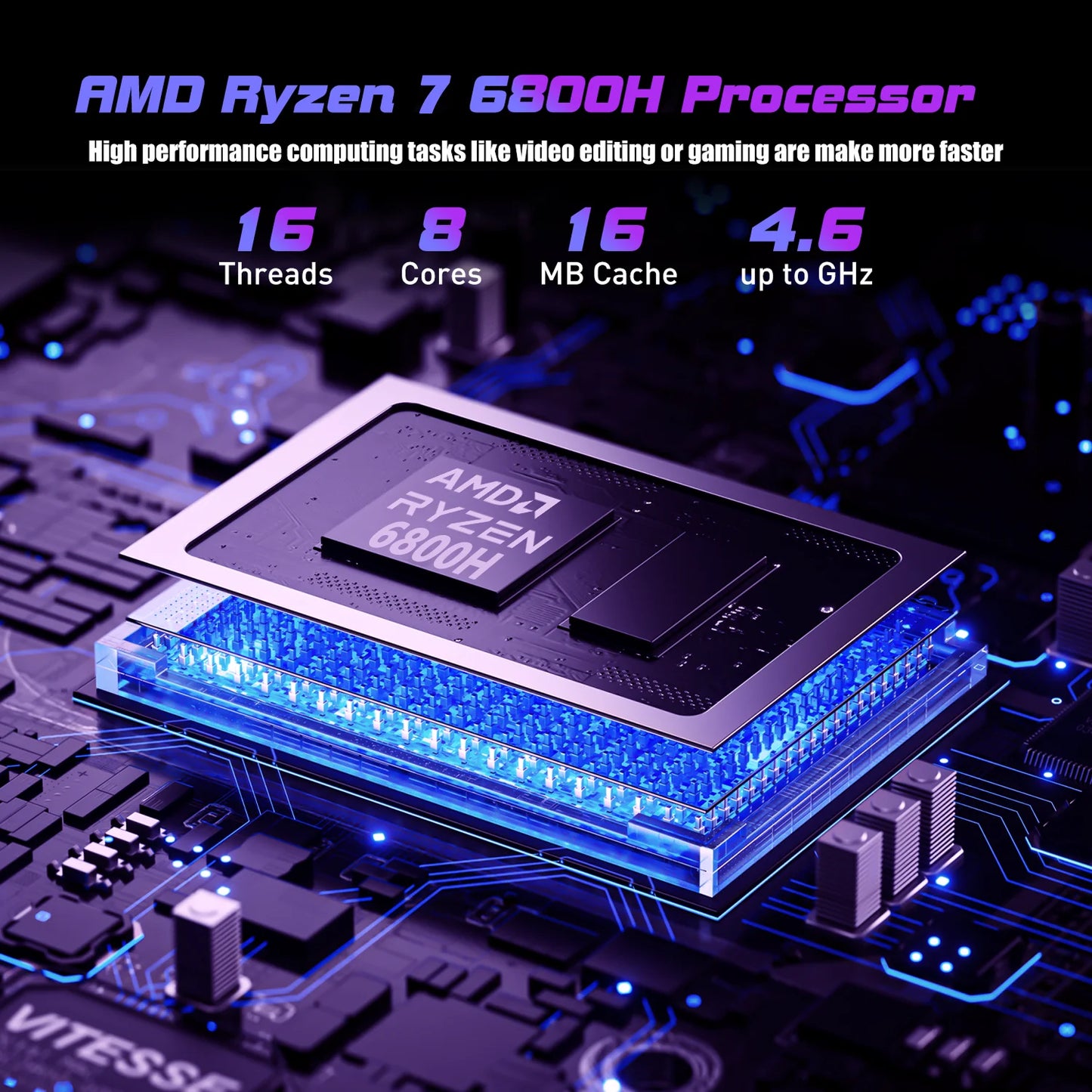 Laptop 16GB LPDDR5 Ram 512GB Rom Windows  Wifi 6 Notebook