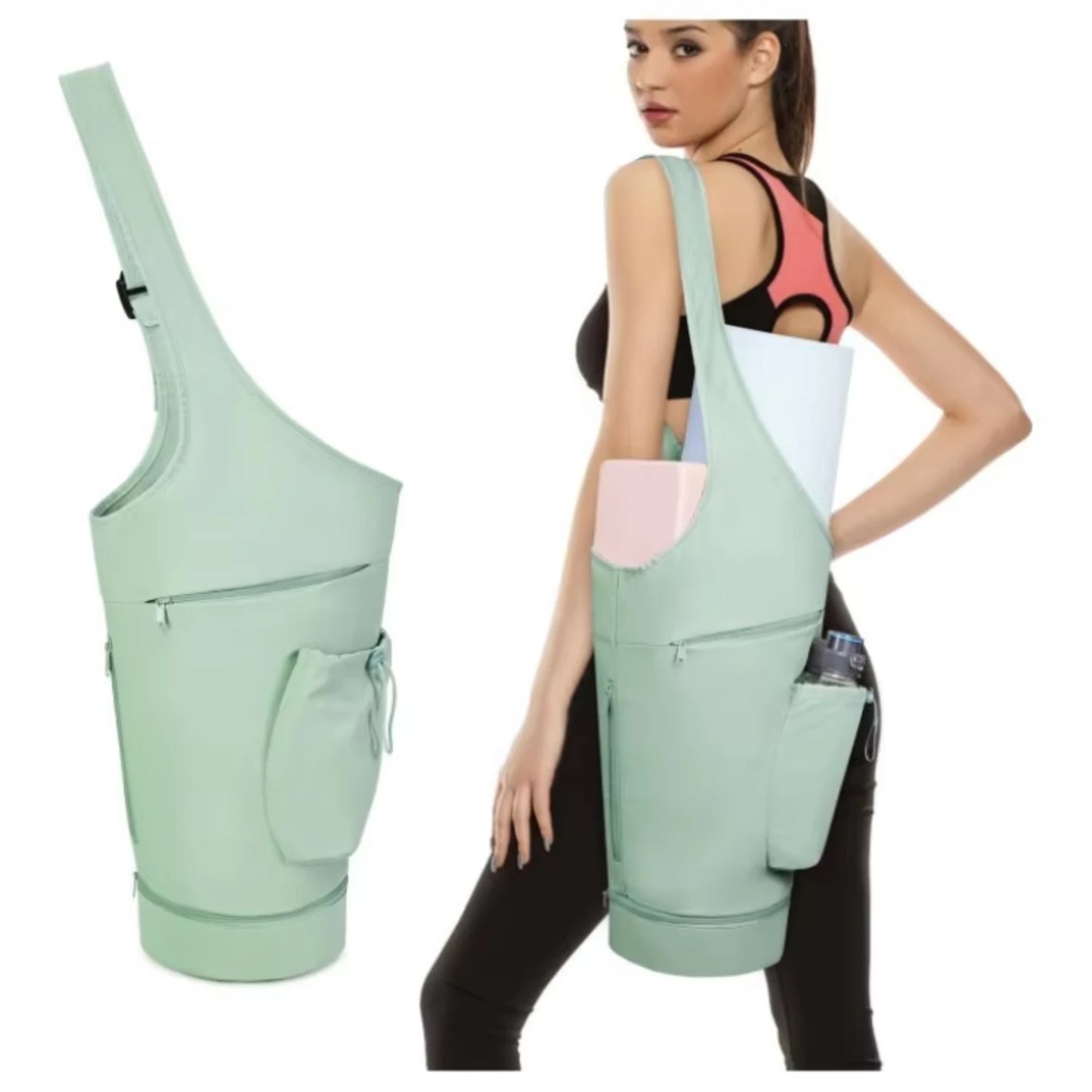 Yoga Mat  Large Opening Long Tote Waterproof