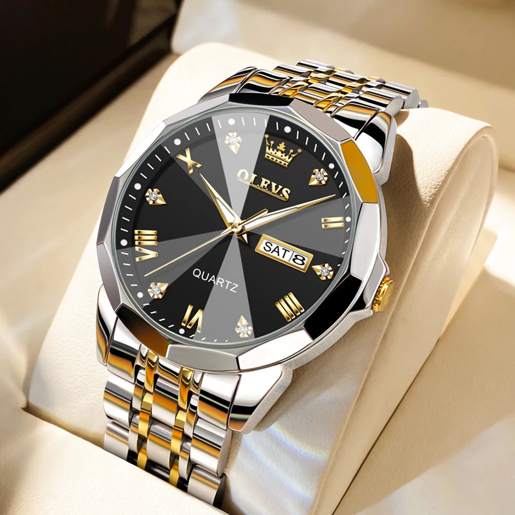 Men's Watches Causal Fashion Original Quartz Watch f