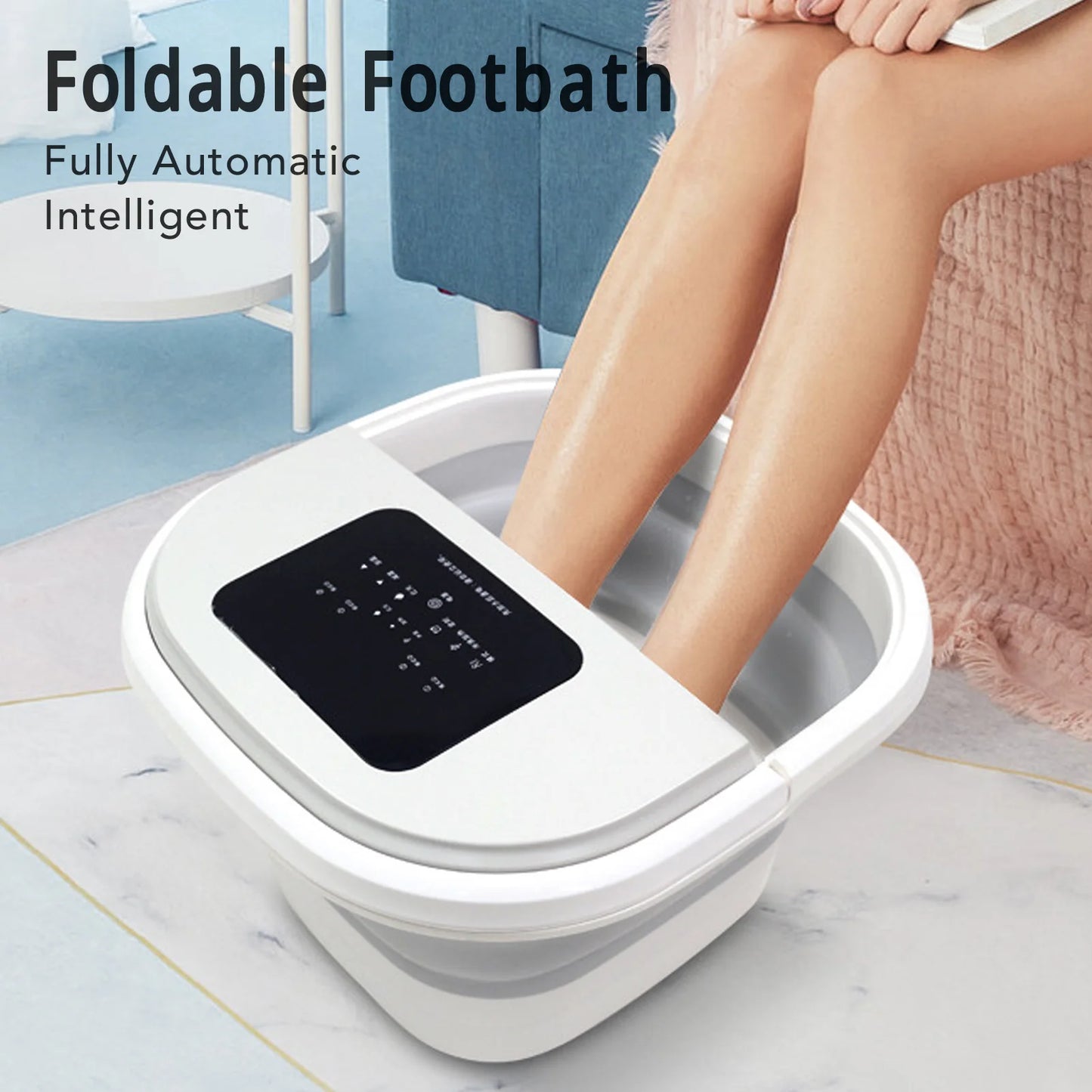Foot Soak Tub Smart Foldable 420 W 8 L Large Capacity Heating Foot