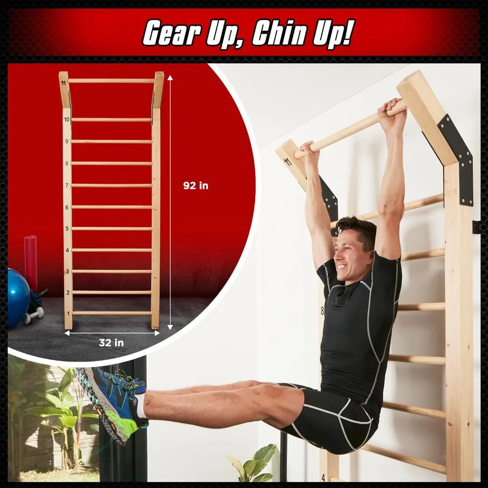 Therapy & Gymnastics Ladder w/ 11 Strategic Rods