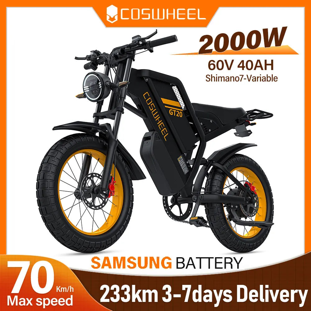Electric bike  MAX Motorcycle 6 Dual Battery Mountain