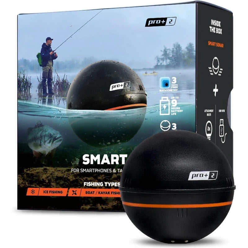 2 Sonar Fish Finder - Portable Fish Finder and Depth Finder